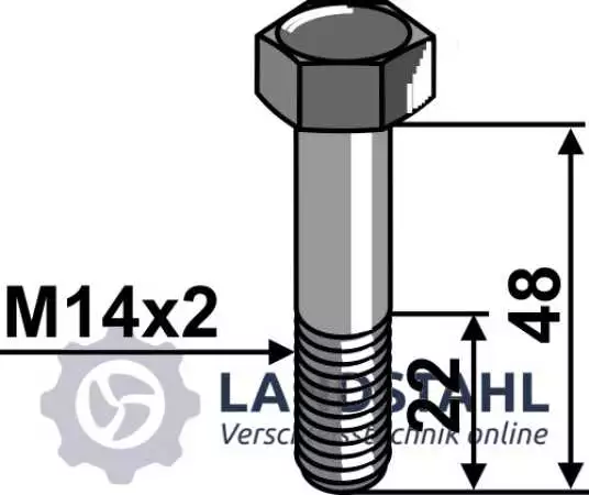 Schraube - M14x2